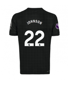 Tottenham Hotspur Brennan Johnson #22 Maglia Gara Trasferta Repliche 2025-26 Maniche Corte
